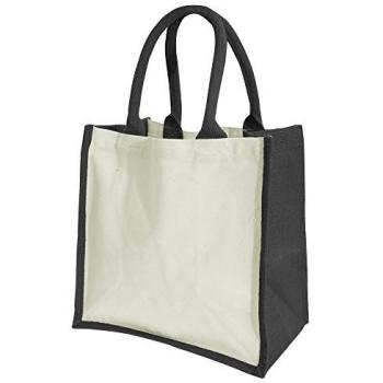Westford Mill „Jutensporttasche Schwarz“ – robuste Einkaufstasche