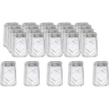 25 Pcs Aluminum Grill Drip Pans