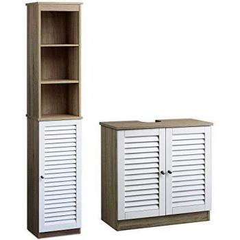 Conjunto Casaria Baño Bajo con Armario Alto