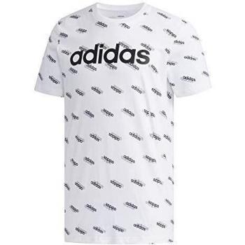 Adidas Herren T-Shirt „Favourites“, Schwarz-Weiß, M, Artikelnummer FM6023