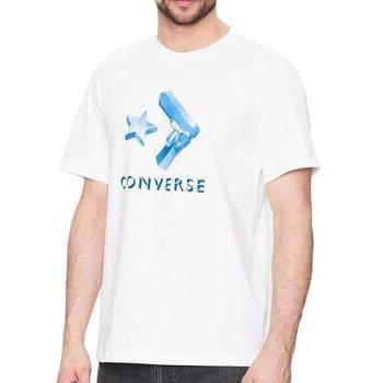 Herren T-Shirt Converse Crystals in Weiß