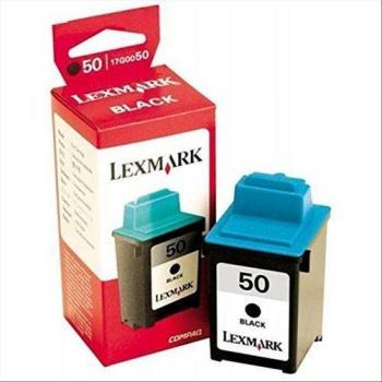 Lexmark 50 högkapacitetsbläckpatron svart