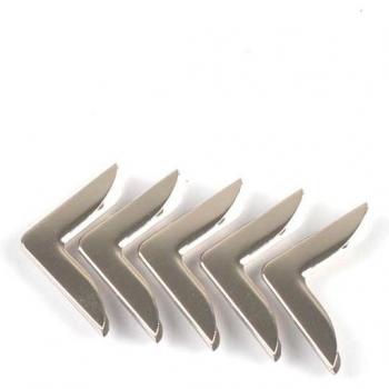 50pcs 22x22x2.5mm Metal Corners for Photo Albums