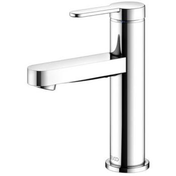 KEUCO GmbH & Co. KG Keuco IXMO Flat Einhebel-Waschtischmischer 100, ohne Zugstangen-Ablaufgarnitur, Ausladung 109 mm, 59502, Farbe: Verchromt