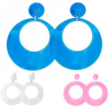 Pendientes Sevillana 5 cm en colores surtidos