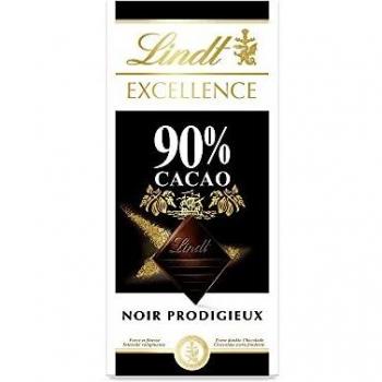 Lindt Excellence Intense Dark 90% Cacao Chocolate Bar, 100g | UK Free Dispatch