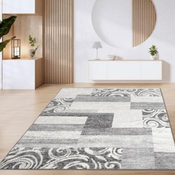 Tappeto Moderno Paco Home Grigio 120x170 cm con Motivo Marocchino