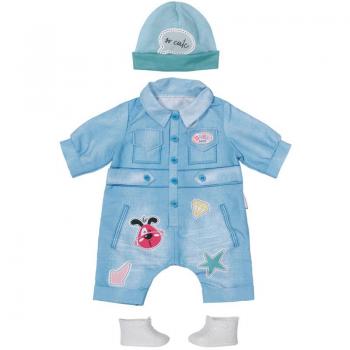 Baby Born Chic Jeans Overall Ensemble 43Cm