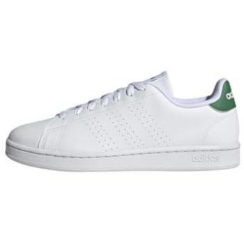 Adidas Men's Advantage Trainers, UK 6, white and green