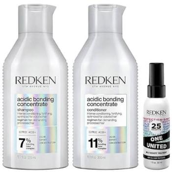 Redken Acidic Bonding Concentrate & One United Bundle, Clear Edition