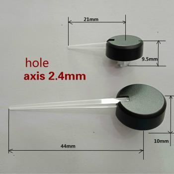 White Plastic Pointer for 21mm / 44mm Car and Motorcycle Gauges
