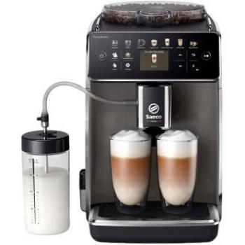Saeco Cafetera Superautomática SM6582/10 Gris Plateado