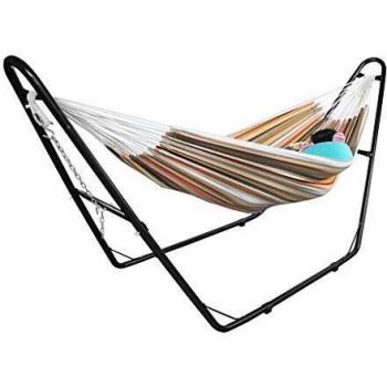 Todeco „Sonnenbreeze“ – beiger Baumwoll-Hänger mit H‑Ständer