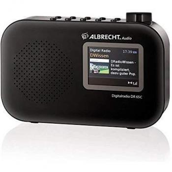 Albrecht DR65C Portable Radio – DAB/UKW + Headphone‑Jack, 27361, schwarz