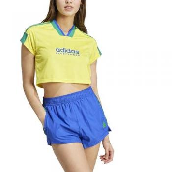 Adidas Tiro Cut 3 Franjas Jersey Corto Amarillo
