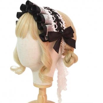 Sweet Floral Lace Hairband for Maid Cosplay