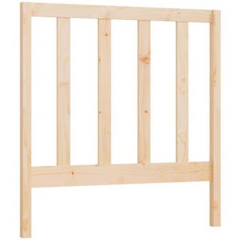 Mueble de Dormitorio: Cabecero de Madera Natural