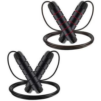 Leenou 2‑teiliger Springseil‑Speed Rope mit einstellbarer Länge