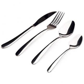 Valencia Signature 16‑Piece Curved Stainless Steel Cutlery in Presentation Case