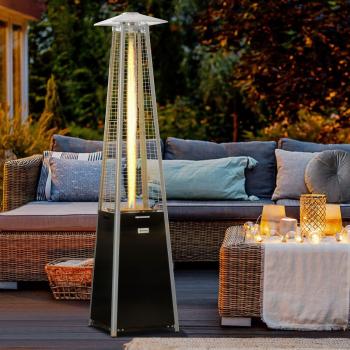 Outsunny 11.2KW Pyramid Heater with Cover