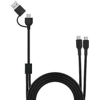 Muvit For Change Cable Usb-a A Usb-c Double 3a/60w 1.2 M