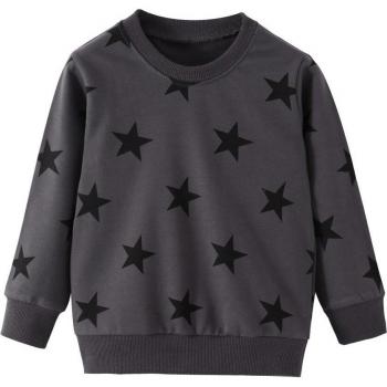 Autumn Spring Star Pattern Sweatshirt for Boys 2-7T