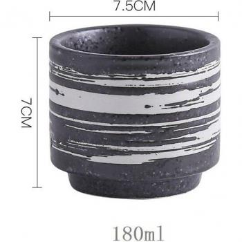 CHANSHOVA 180ml Retro Ceramic Teacup