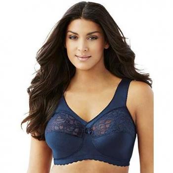 Glamorise MagicLift Wireless Bra Blue 100B