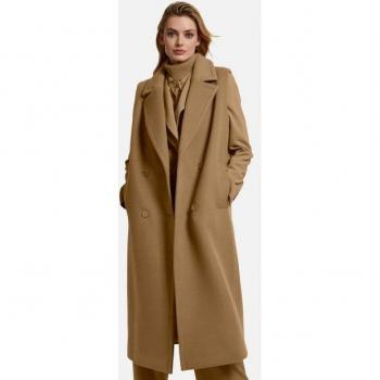 Stylische Ärmellose Longweste im Mantel-Look