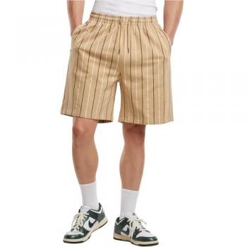 Urban Classics Herren‑Shorts mit gedruckter Streifenoptik