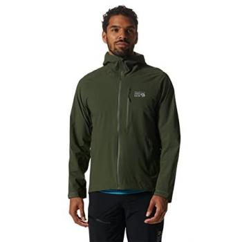 Chaqueta Mountain Hardwear New Stretch Ozonic Verde Oscuro XL