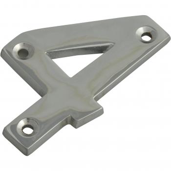 Chrome Finish Numeric Forge 75 mm No. 4