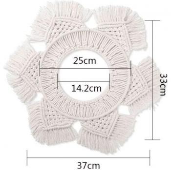 Hanging Macrame Mirror