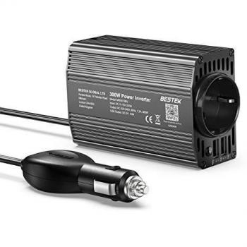 BESTEK Inverter da Auto 300W 12V 220V con 2 Porte USB