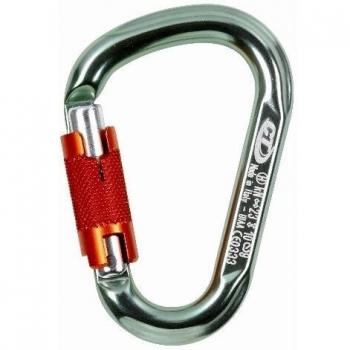 Unisex 12 mm Silver Climbing Belay Plate with Single Ring Wall Anchor – Climbing Tech