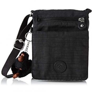 Kipling Eldorado, Sac bandoulière femme, Noir, 15x24x45 cm