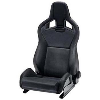 Recaro Sportster CS 414001132 – Sedile Sportivo Nero con Rivestimento in Pelle Sintetica