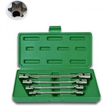 Kit de herramientas: 4 llaves vaso articuladas Torx – Estuche JBM
