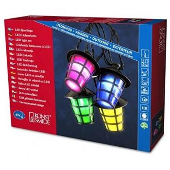 Konstsmide 40 LED Festive Hanging Christmas Lanterns