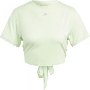 T-shirt adidas Yoga Studio Wrapped corta donna verde L