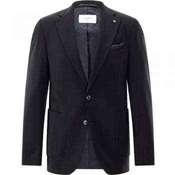 Carl Gross Herren Sakko Schwarz Jersey