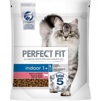 Perfect Fit Indoor 1+ Crocchette Ricche di Manzo per Gatti