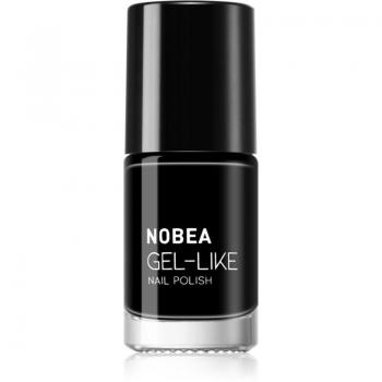 NOBEA Day‑to‑Day Gel Effect Polish – Black Sapphire #N22 (6 ml)