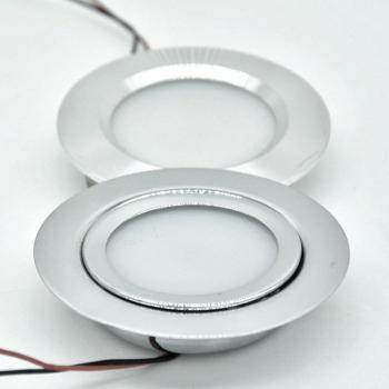 Slim 14mm Stainless Steel LED Ceiling Spotlight