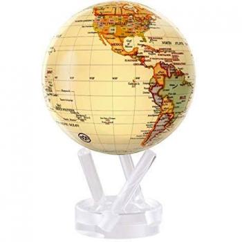 MOVA Blue Ocean Relief Map Gloss Finish Globe (4.5 Inch)