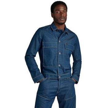 G-star Giacca Utility Flap Pocket 2.0 in Denim Grezzo 2XL