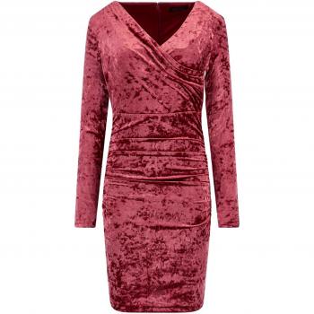 Robe Moulante Velours Manches Longues Guess Tess