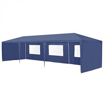 Carpa Pabellón Jardín Wedau 900x300 cm Azul Oscuro