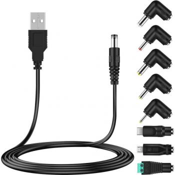 Cordon d'alimentation USB 5V pour Samsung Galaxy, LG, Moto avec 8 connecteurs