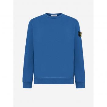 STONE ISLAND Sweatshirt Blau XL für Herren mit Rundhalsausschnitt
